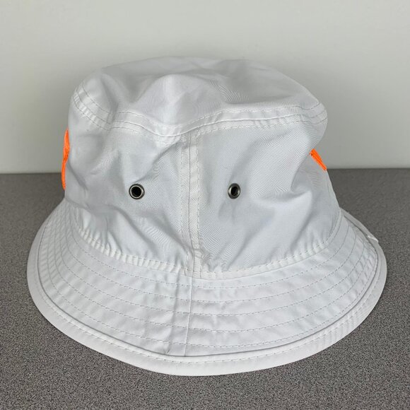 PXG New Era Neon Orange Unstructured Bucket Hat White S/M - Picture 8 of 9